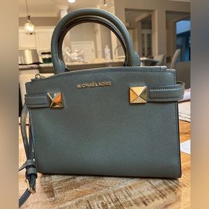 Michael Kors KARLA SATCHEL Olive Green